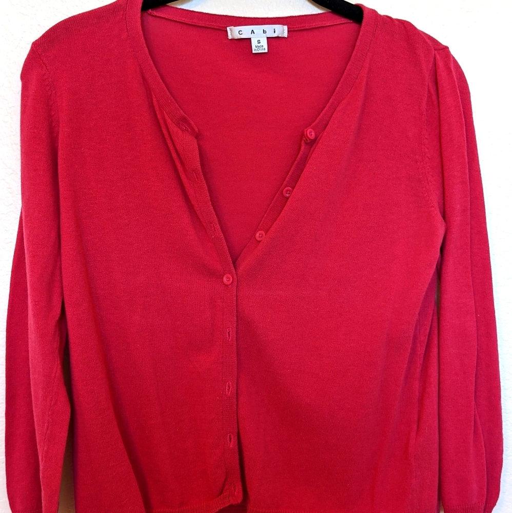 Cabi Magenta Cardigan, S